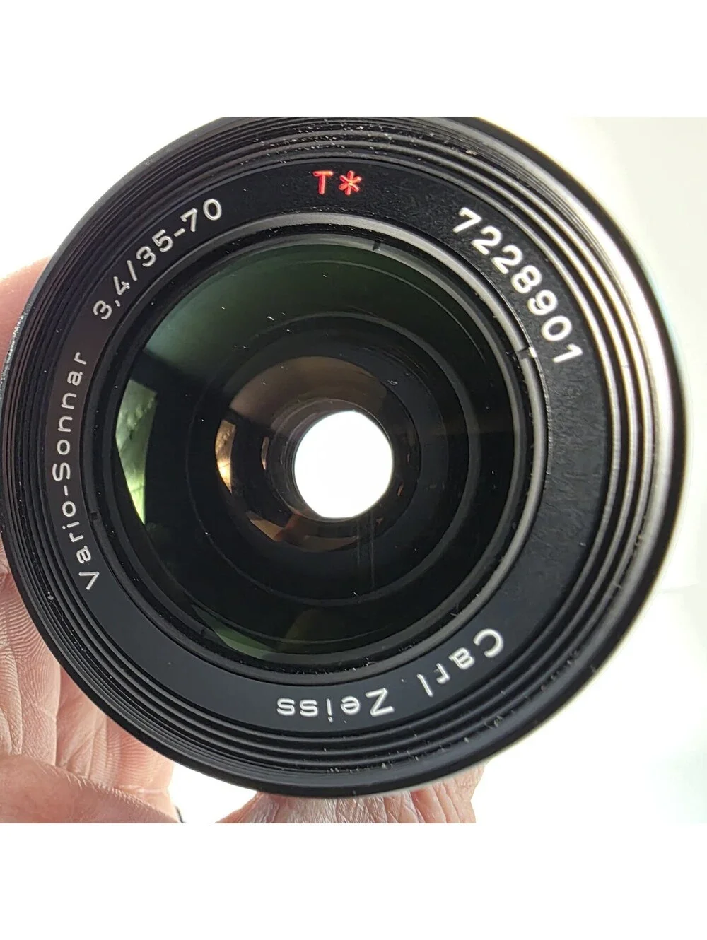 Contax Carl Zeiss T Vario Sonnar 35-70mm f/3.4 MMJ Lens Excellent W/Case & Caps